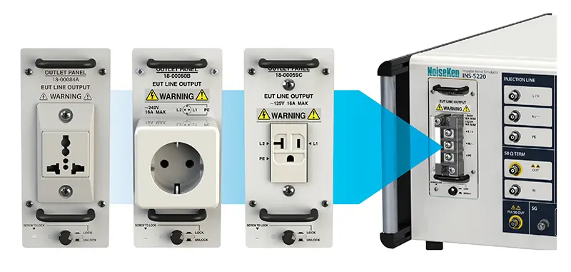 Simplified Connection with Outlet Panel