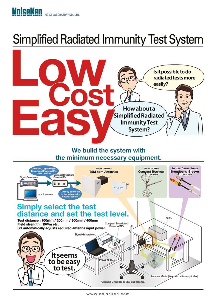 Simplified Radiated Immunity Test System