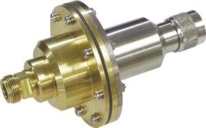 Figure of attaching ESD current target and the calibration adaptor